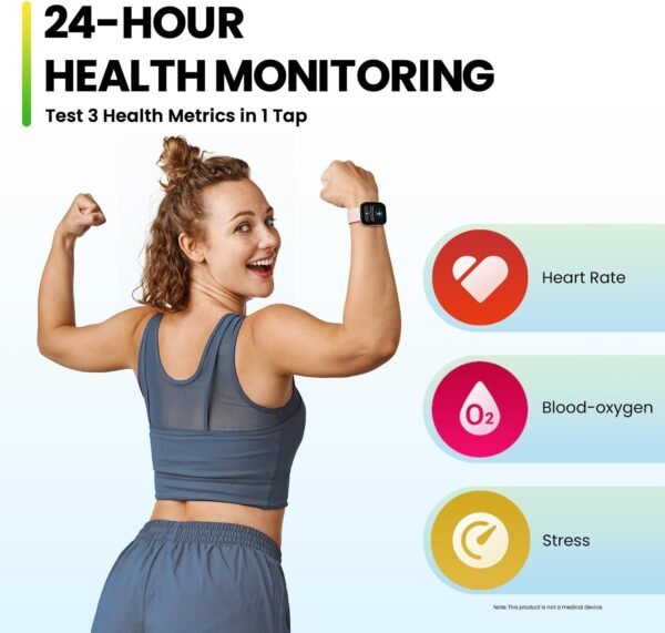 Amazfit Renewed Bip 5 Smart Watch for Men & Women, Alexa Built-in, GPS, Bluetooth Call, 10-Day Long Battery, Refurbished Health Fitness Tracker, Smartwatch for Android Phone & iPhone(Black)