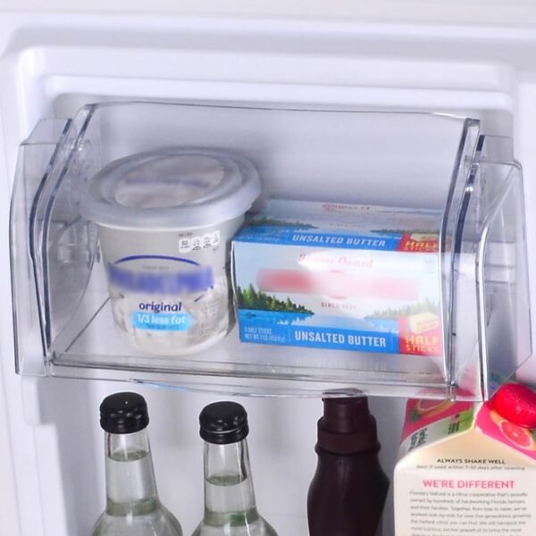 Kenmore 33 in. 20.5 cu. ft. Capacity Refrigerator/Freezer with Full-Width Adjustable Glass Shelving, Humidity Control Crispers, ENERGY STAR Certified, Fingerprint Resistant Stainless Steel