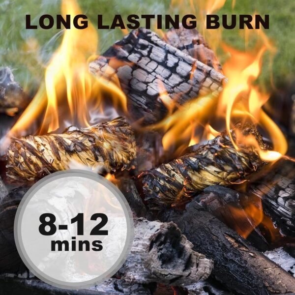 72 Pcs Fire Starter, for Fireplace, Pellet Stove, Fire Pit, Smoker, BBQ, Chimney, Pizza Oven Charcoal Starter, Waterproof-Natural Fire Starters, Quickly Light Wood Fire Starter