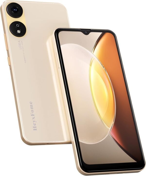 X1 2025 New 4G LTE GSM Unlocked Cell Phone 6.5” HD+ Screen Mobile Phones 4000mAh Android 10 Smart Phone 16MP Smartphone Dual SIM (for T-Mobile Metro Mint Tello USA Market) Face Unlock (Gold)