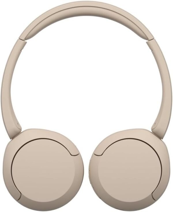 Sony WH-CH520 Wireless Headphones Bluetooth On-Ear Headset with Microphone, Cappuccino