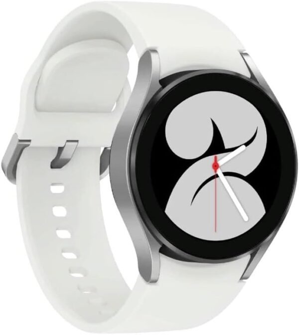 SAMSUNG Electronics Galaxy Watch 4 40mm Smartwatch with ECG Monitor Tracker for Health Fitness Running Sleep Cycles GPS Fall Detection Bluetooth US Version, Silver (Renewed)
