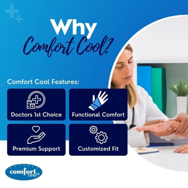 Comfort Cool Thumb CMC Restriction Splint, Right Small Plus 6-1/2" to 7-1/4"
