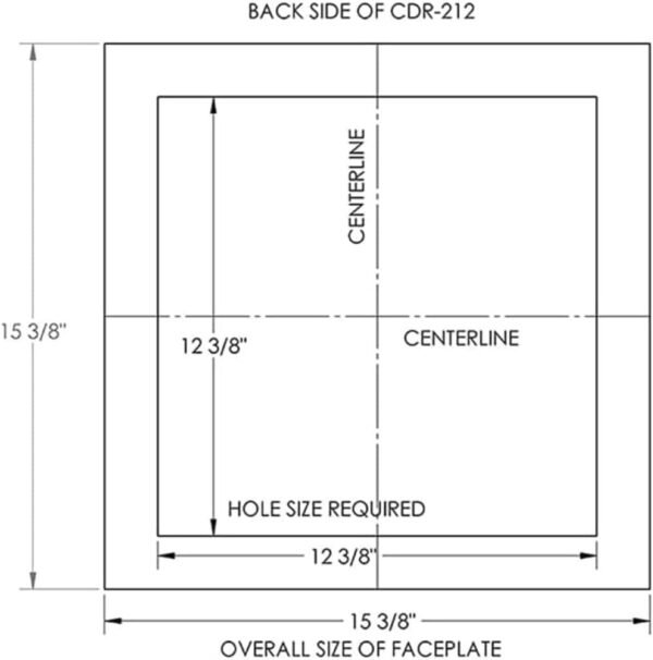 Cast Iron Clean-Out Access Panel Heavy-Duty Matte Black Hinged Door with Secure Single Bolt Latch for Fireplace Chimney Furnace or Stove Durable Weather-Resistant Construction