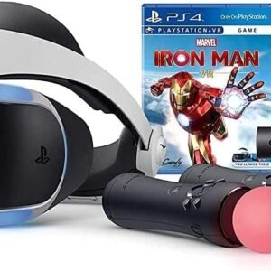 Sony PS4 PSVR Marvel Iron Man Bundle VR Headset + Camera + Controllers 3004152 (Renewed)