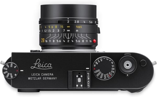 Leica M11-P Camera with 60MP BSI CMOS Sensor with Triple Resolution Technology and 256GB Internal Memory (Black)