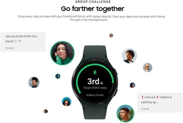 Samsung Galaxy Watch 4 44mm R875 Smartwatch GPS Bluetooth WiFi + LTE with ECG Monitor Tracker for Health Fitness Running Sleep Cycles, Fall Detection - (Renewed)