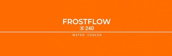 ID-COOLING FROSTFLOW X 240 CPU Water Cooler AIO Cooler 240mm CPU Liquid Cooler White LED 2x120mm PWM Fans, Intel 1700/1200/115X, AMD AM5/AM4