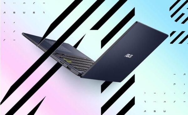 ASUS 14" FHD Ultral Light Laptop for Business. Intel Quad-Core N4500, 4GB RAM, 320GB Storage, (64GB eMMC+256GB SD Card) Webcam, HDMI, Win 11 S, Quiet Blue