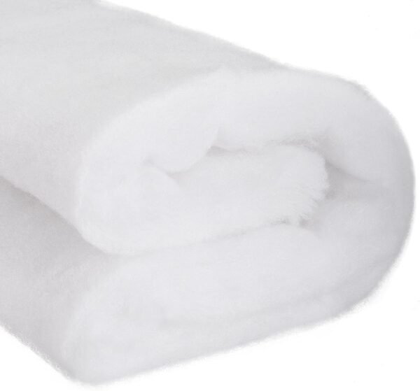uxcell Speaker Sound-Absorbing Cotton Polyester Fiber Interior Insulation DIY HiFi Replacement 40x100cm White