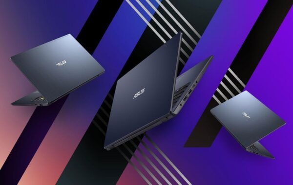 ASUS 14" FHD Ultral Light Laptop for Business. Intel Quad-Core N4500, 4GB RAM, 320GB Storage, (64GB eMMC+256GB SD Card) Webcam, HDMI, Win 11 S, Quiet Blue