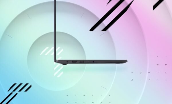 ASUS 14" FHD Ultral Light Laptop for Business. Intel Quad-Core N4500, 4GB RAM, 320GB Storage, (64GB eMMC+256GB SD Card) Webcam, HDMI, Win 11 S, Quiet Blue