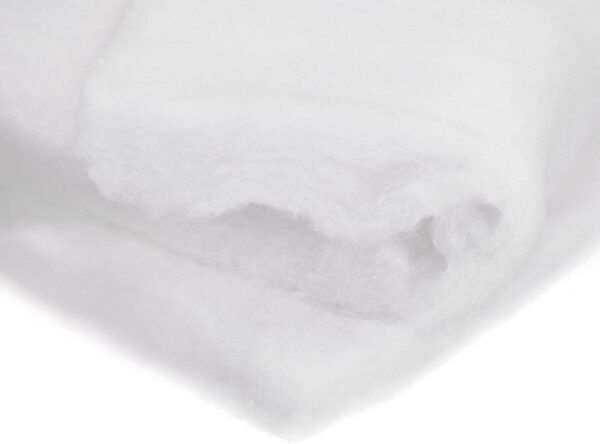 uxcell Speaker Sound-Absorbing Cotton Polyester Fiber Interior Insulation DIY HiFi Replacement 40x100cm White