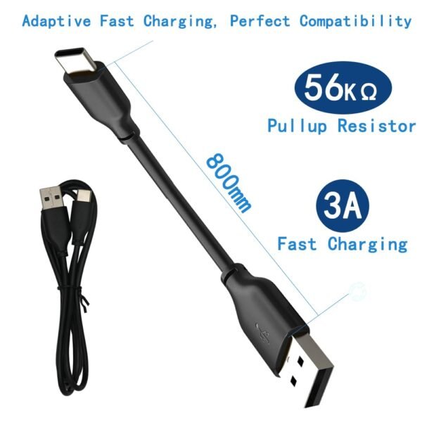 Replacement Charging Cable for 7.62mm 4-Pin Devices Smart Watch Charger Cable, Universal 4 Pin 7.62mm Magnetic Suction USB Charging Adapter for Smart Watch,