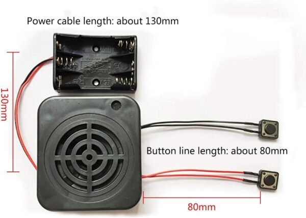 DIY Recording Box, 3W 2 Minutes/4 Minutes Voice Recordable Sound Box for Recording Toys,Gift Boxes, Creative Crafts, Confession Artifacts, Advertising, Clear Sound Voice Recorder(4min)
