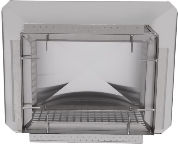 Chimney Cap,17" x 29" Stainless Steel Chimney Cover,Adjustable Metal Spark Arrestor with Bolts Screws,Suitable for Chimneys Smaller Than 16.93 * 28.9 in