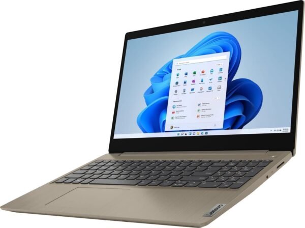 Lenovo 2022 Ideapad 3 Laptop, 15.6" HD Touchscreen, 11th Gen Intel Core i3-1115G4 Processor, 8GB DDR4 RAM, 256GB PCIe NVMe SSD, HDMI, Webcam, Wi-Fi 5, Bluetooth, Windows 11 Home, Almond