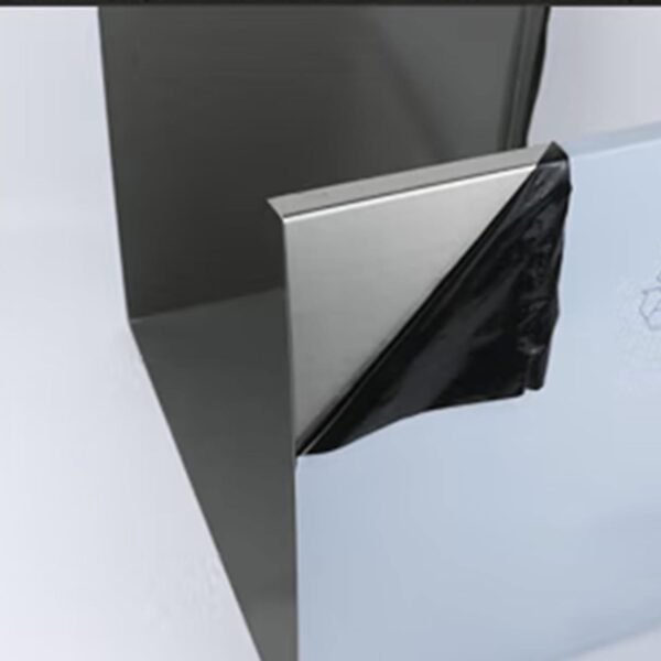 Wall Mount Range Hood Extension Duct Stainless Steel Adjustable Pipe Mount Brackets Included Rust Resistant Easy Clean