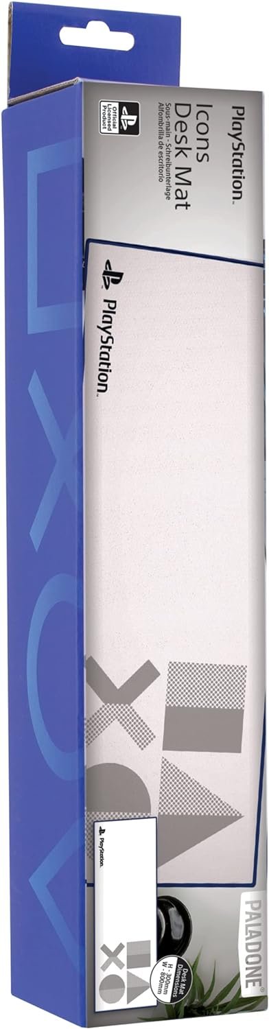 Paladone PlayStation 5 Icons Large Gaming Mouse Pad for Desk Keyboard Mousepad Non-Slip