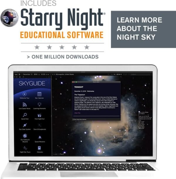 Celestron – StarSense Explorer DX 5” Smartphone App-Enabled Telescope – Works with StarSense App to Help You Find Stars, Planets & More – Schmidt-Cassegrain Telescope – iPhone/Android Compatible