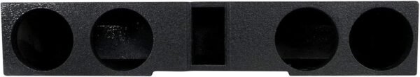 QPower 8 inches Quad Port Subwoofer Enclosure Box, with Underseat Frontfire for Ford F150, Super Crew and 250 350 Super Duty Trucks