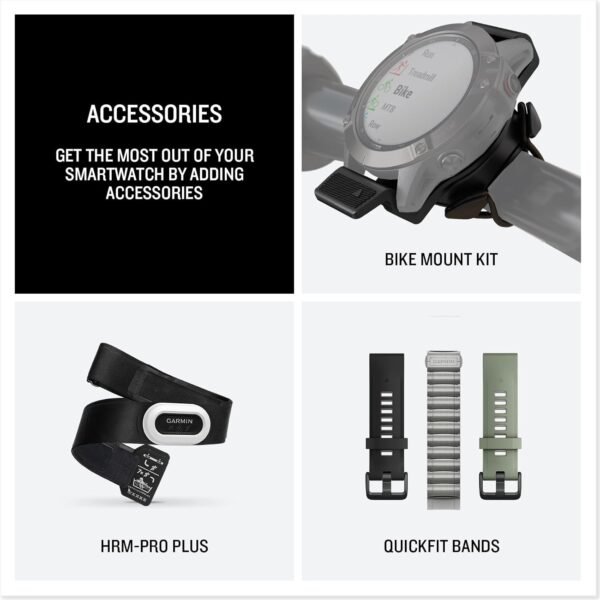 Garmin tactix® 8 51mm, AMOLED Display, Premium Tactical GPS Smartwatch, Includes Applied Ballistics Ultralight™ Solver
