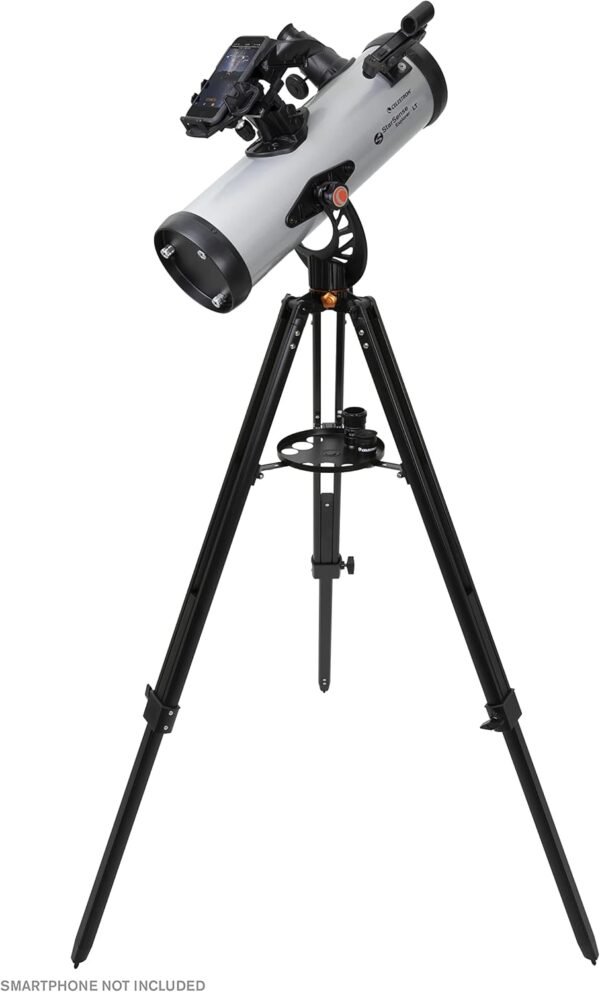 Celestron – StarSense Explorer LT 114AZ Smartphone App-Enabled Telescope – Works with StarSense App to Help You Find Stars, Planets & More – 114mm Newtonian Reflector – iPhone/Android Compatible