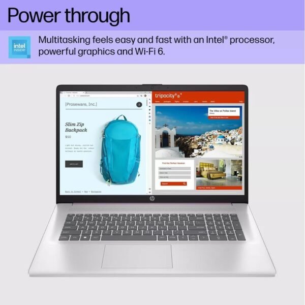 HP 17 17.3" Touchscreen HD+ Business Laptop Computer, Intel Pentium N200(Up to 3.7Ghz), 32GB RAM, 1TB SSD, WiFi 6, Bluetooth 5.3, 1-Year Office 365, HDMI, Windows 11 Pro S, w/Stylus Pen+Hub+Battery