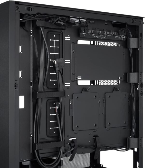 Lian Li Lancool 216 Mid-tower case with high cooling performance - Includes controller - dual front 160MM PWM fans and 1 rear 140MM PWM fan - Airflow focused - Up to 10 fans (LANCOOL 216RC-X BLACK)
