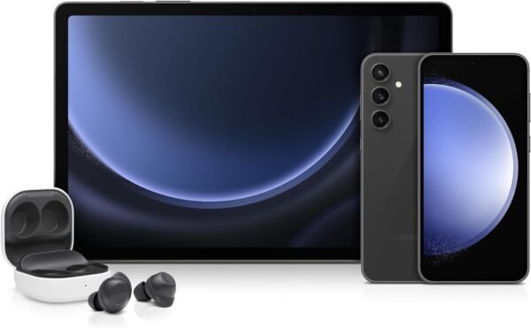 Samsung Galaxy Buds FE True Wireless Bluetooth Earbuds, Comfort and Secure in Ear Fit, Auto Switch Audio, Touch Control, Built-in Voice Assistant, Graphite [US Version, 1Yr Manufacturer Warranty]
