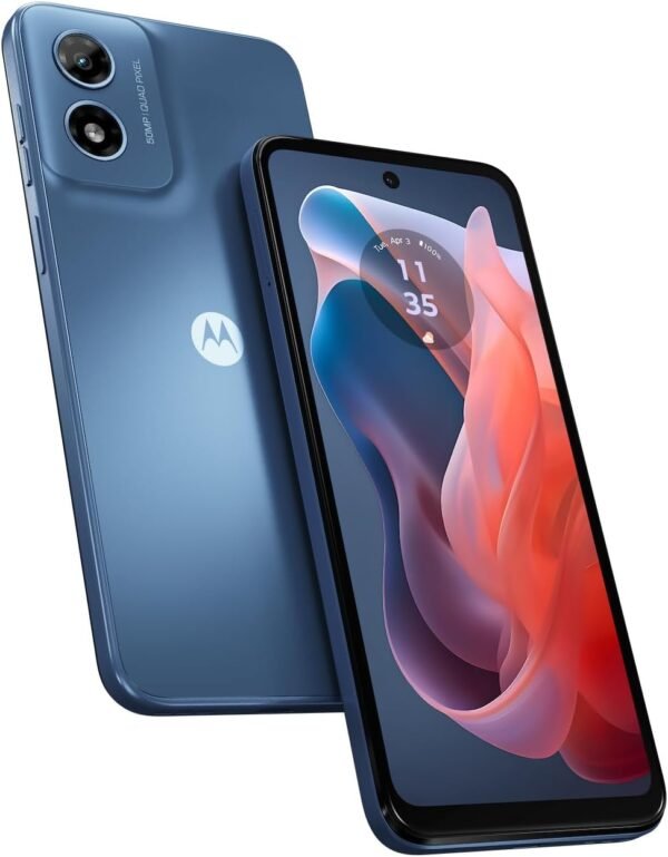 Moto G Play | 2024 | Unlocked | Made for US 4/64GB | 50MP Camera | Sapphire Blue