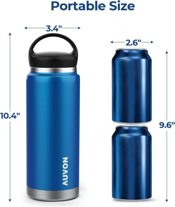AUVON Insulin Pen Travel Case for 3-7 Pens with Medical Tag, TSA Approved Medicine Travel Cooler with Portable Handle, Diabetic Insulin Cooler with Gel Ice Pack and Anti-freezing Drawstring Bag