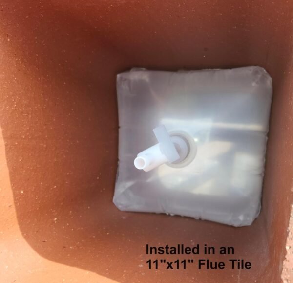 10x10 Max 2-Ply Inflatable Chimney Pillow Fireplace Draft Stopper, Fireplace Cold Air Blocker, Works Better Than a Chimney Flue Cover Plate Damper as a Fireplace Blocker