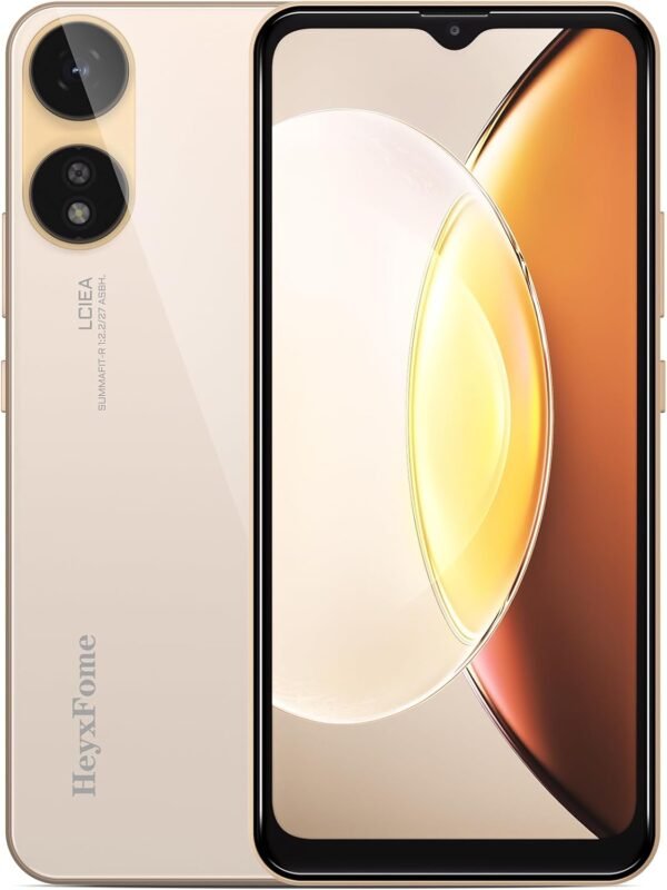 X1 2025 New 4G LTE GSM Unlocked Cell Phone 6.5” HD+ Screen Mobile Phones 4000mAh Android 10 Smart Phone 16MP Smartphone Dual SIM (for T-Mobile Metro Mint Tello USA Market) Face Unlock (Gold)