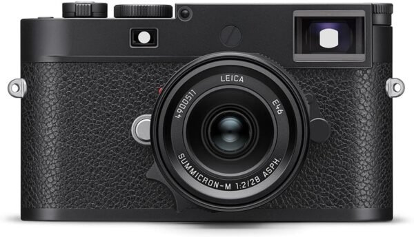 Leica M11-P Camera with 60MP BSI CMOS Sensor with Triple Resolution Technology and 256GB Internal Memory (Black)