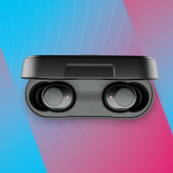 Skullcandy Jib True 2 In-Ear Wireless Earbuds, 32 Hr Battery, Microphone, Works with iPhone Android and Bluetooth Devices - Black