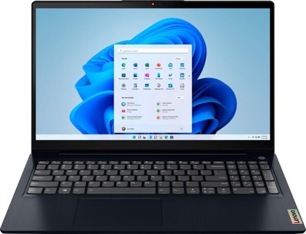 Lenovo Ideapad 3i 15.6" FHD Touch Laptop, Intel Core i5-1155G7, 8GB DDR4 RAM, 512GB SSD, Webcam, Wi-Fi 5, Bluetooth, Windows 11, Abyss Blue, W/GaLiMu