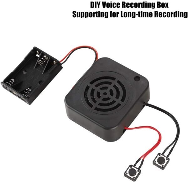 DIY Recording Box, 3W 2 Minutes/4 Minutes Voice Recordable Sound Box for Recording Toys,Gift Boxes, Creative Crafts, Confession Artifacts, Advertising, Clear Sound Voice Recorder(4min)