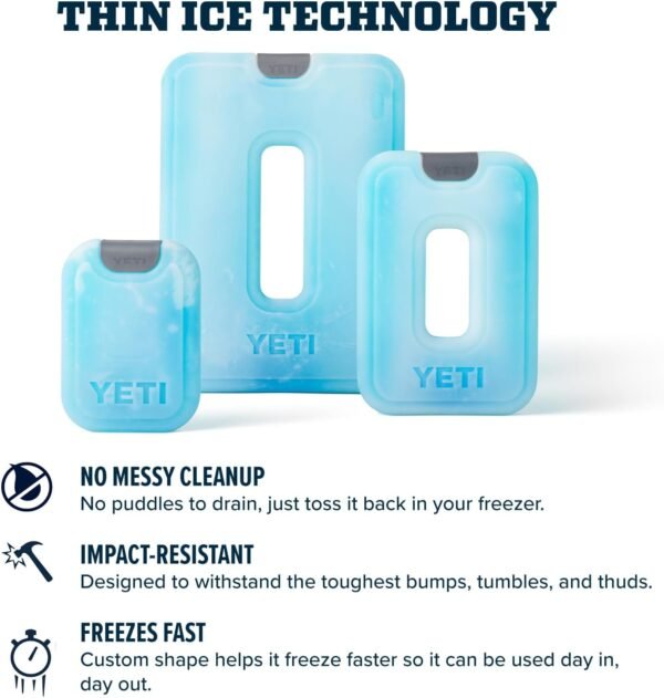 YETI Thin ICE Refreezable Reusable Cooler Ice Pack