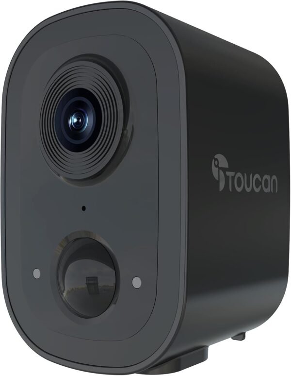 2K Security Cameras Wireless Outdoor, Cameras for Home Security with 2-Way Audio, PIR Motion Detection, Night Vision, Cloud Storage, IP65 Weatherproof, Outdoor Camera Work with Alexa & Google Home