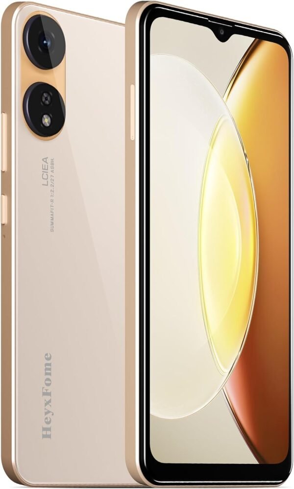 X1 2025 New 4G LTE GSM Unlocked Cell Phone 6.5” HD+ Screen Mobile Phones 4000mAh Android 10 Smart Phone 16MP Smartphone Dual SIM (for T-Mobile Metro Mint Tello USA Market) Face Unlock (Gold)