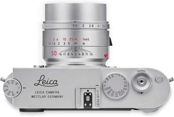 Leica M11-P Camera with 60MP BSI CMOS Sensor with Triple Resolution Technology and 256GB Internal Memory (Silver)