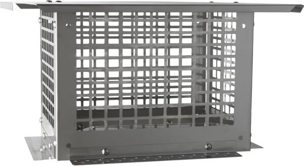 VEVOR Chimney Cap 9 x 13 inch Practical Accessories & Easy Installation, Fits Mesh Covers Outside Clay Flue Shingles, Silver