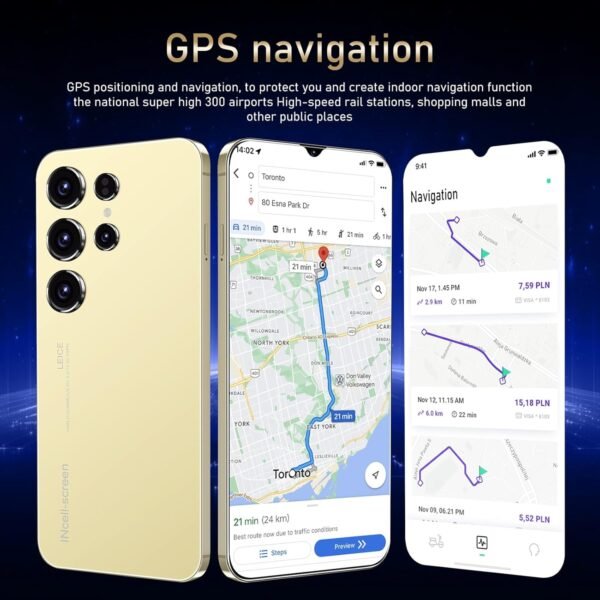 S24 Unlocked Phone 5G Cell Phone,Smartphone with Tool Pen, Android 13.0 Cell Phone 4GB+128GB with 64GB SD Card/Face ID/Fingerprint Lock/GPS (Gary)