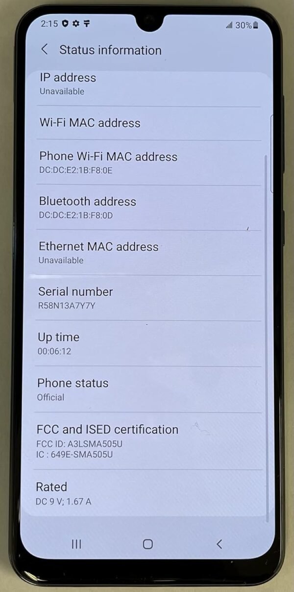 SAMSUNG Galaxy A50 A505U 64GB GSM Unlocked Smartphone - Black (Renewed)