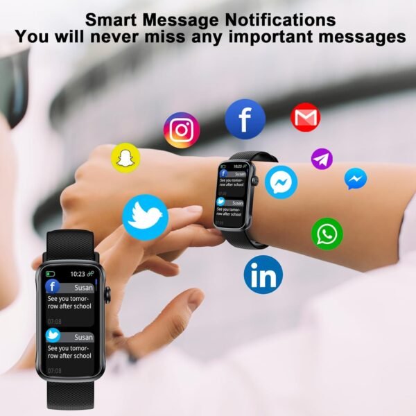 Smart Watch, Smartwatch for Men Women with 24 Sport Modes, IP68 Waterproof Fitness Tracker with 24/7 Heart Rate/Sleep/SpO2 Monitor, Step Tracker, Pedometer, Activity Tracker for Android iOS