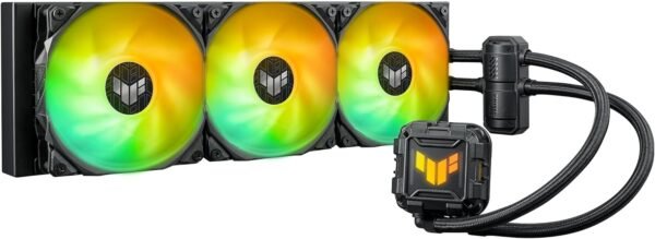 ASUS TUF Gaming LC II 360 ARGB All-in-One Liquid CPU Cooler with Aura Sync, 3X TUF Gaming 120mm ARGB Radiator Fans, Reinforced Tubing, and 6-Year Warranty;Widely Compatible with Latest Intel&AMD CPUs