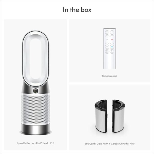 Dyson Purifier Hot+Cool™ Gen1 HP10 - Purifying Fan Heater (White)
