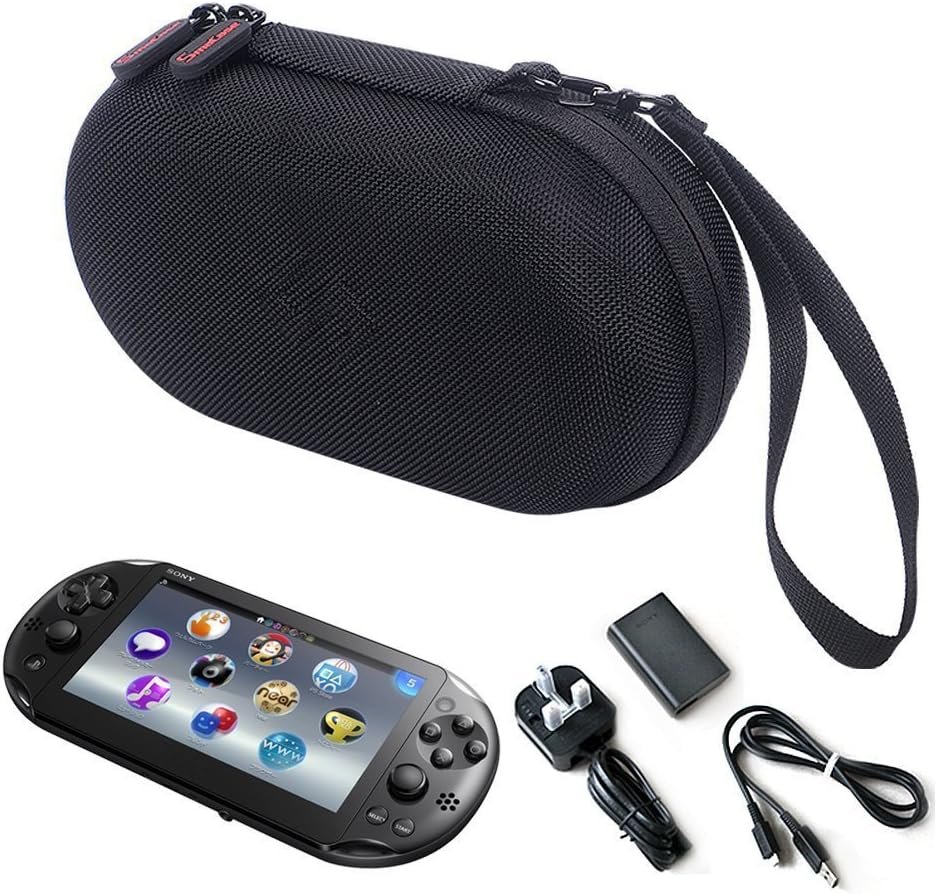 Smatree P100L Carrying Case Compatible for PS Vita 1000, PSV 2000, PS Vita PCH-2000,PSP 3000 with Cover (Console,Accessories and Cover NOT Included)