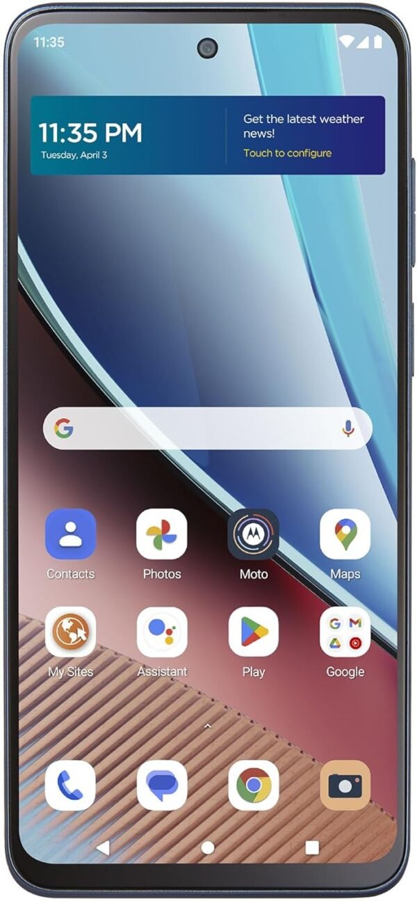 TracFone | Motorola Moto g Stylus (2023) | Locked | 64GB | 5000mAh Battery | 50MP Quad Pixel Camera | 6.5-in. 90Hz Display | Blue